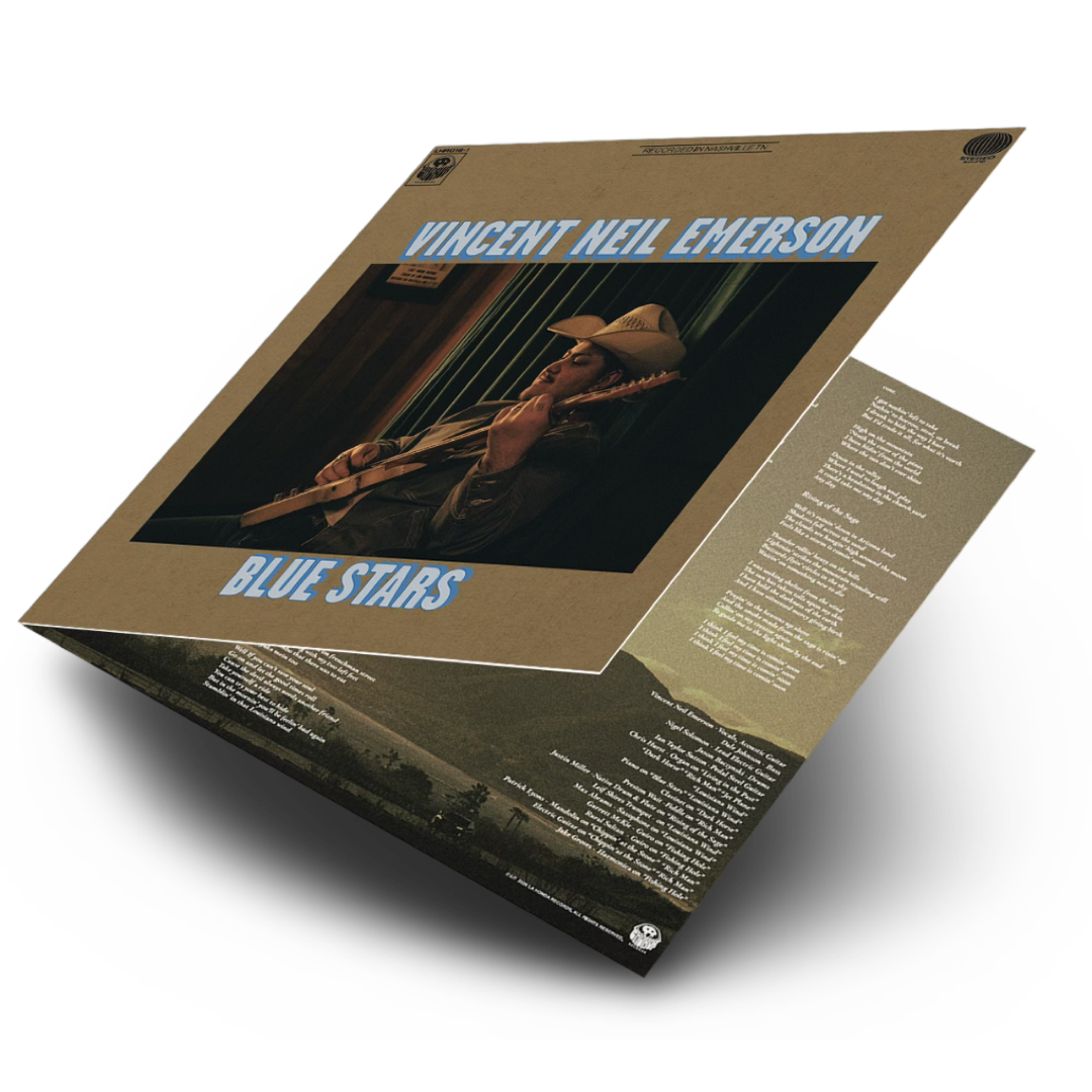 Blue Stars Black Vinyl – Vincent Neil Emerson