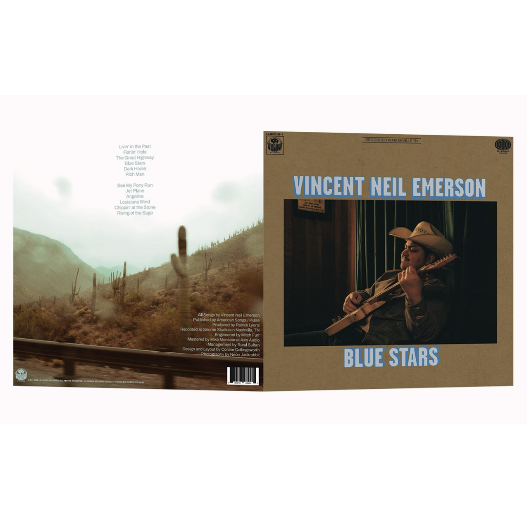 Blue Stars Black Vinyl – Vincent Neil Emerson